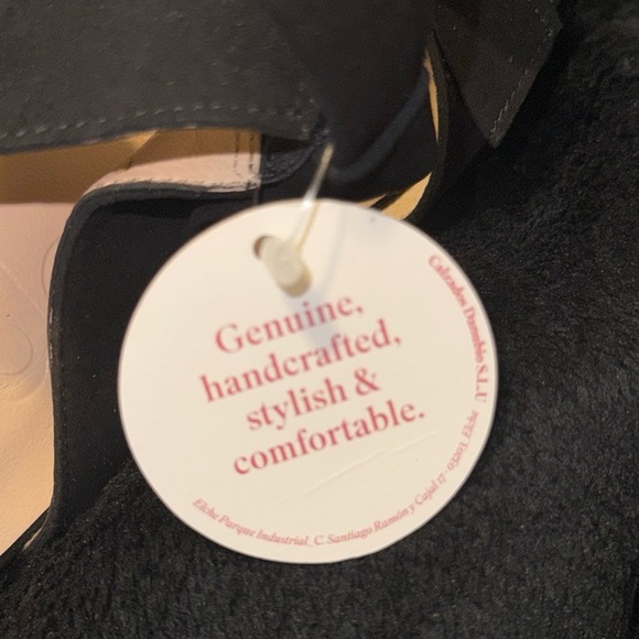 Wonders Black Suede Mules with Crisscross Straps - Picture 9 of 13